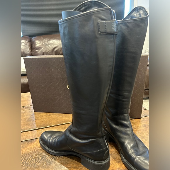 Gucci Eiffel Leather Knee Boots Size 9.5US - Picture 7 of 11